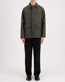 Men country jacket pressed wool