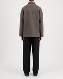 Men country jacket pressed wool