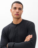 Classic Henley Jet Black