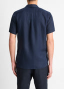 S/S Linen Shirt Costal Blue